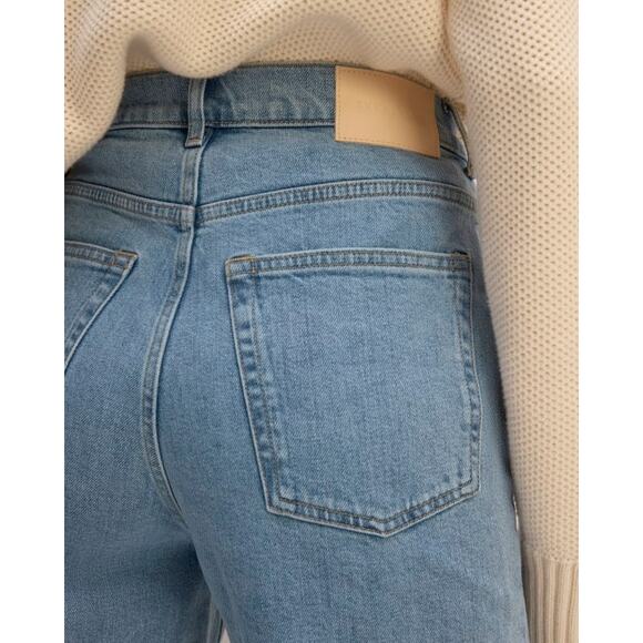 Everlane The Way-High Straight Jean Light Indigo 29 Regular NWT - Picture 3 of 10